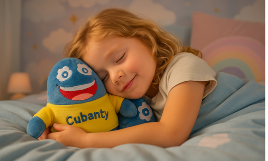 Einschlafen mit Kuscheltier – Geborgenheit mit Cubanty