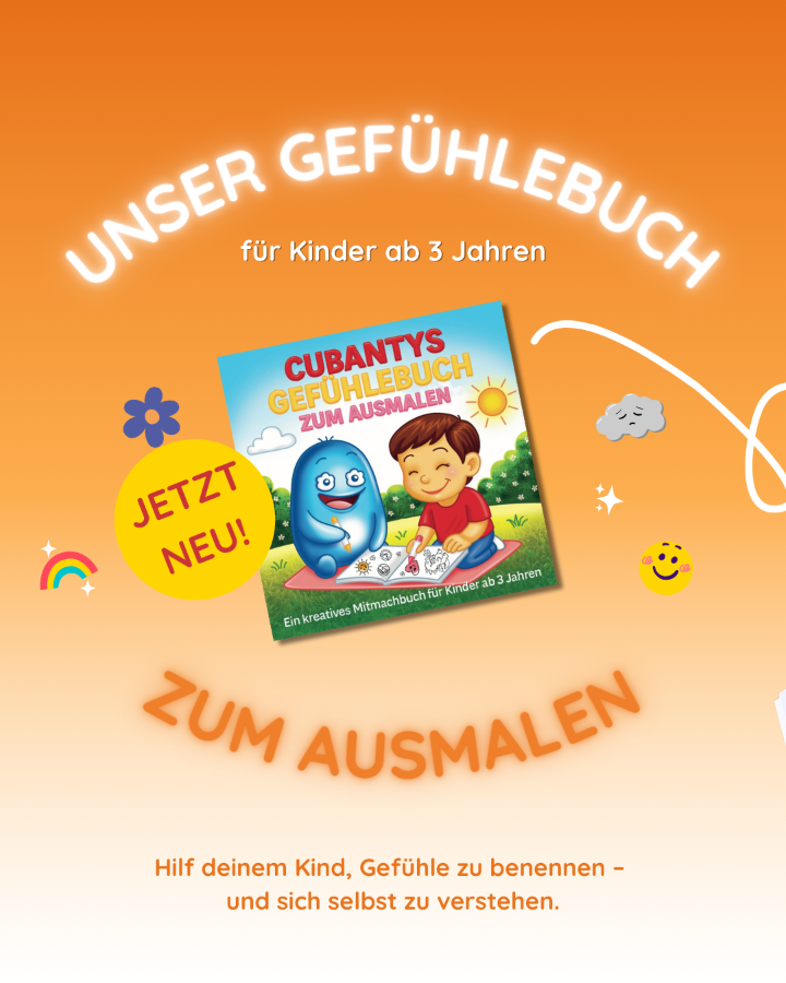 Cubantys Gefühlemalbuch zum Ausmalen jetzt neu