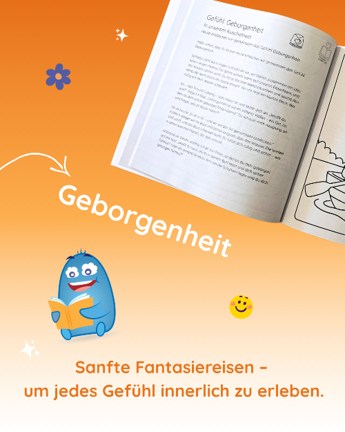 Cubantys Gefühlemalbuch zum Ausmalen Geborgenheit