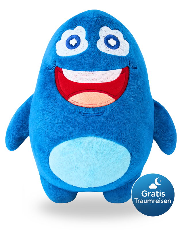 Cubi oder Cubanty Kuscheltier - Cubantys Freund und helfer für Traumreisen zum Einschlafen - 14 cm hoch