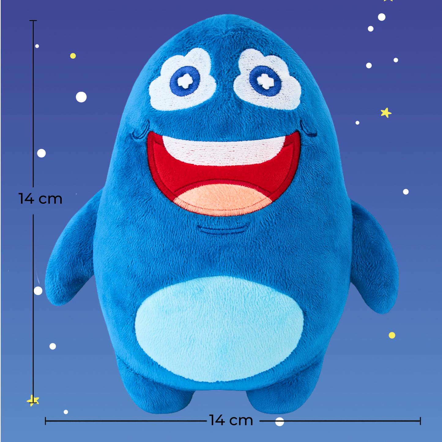 Cubanty Kuscheltier - 14 cm groß, weich und handlich, perfekte Einschlafhilfe und Schlafbegleiter für Kinder ab 3 Jahren