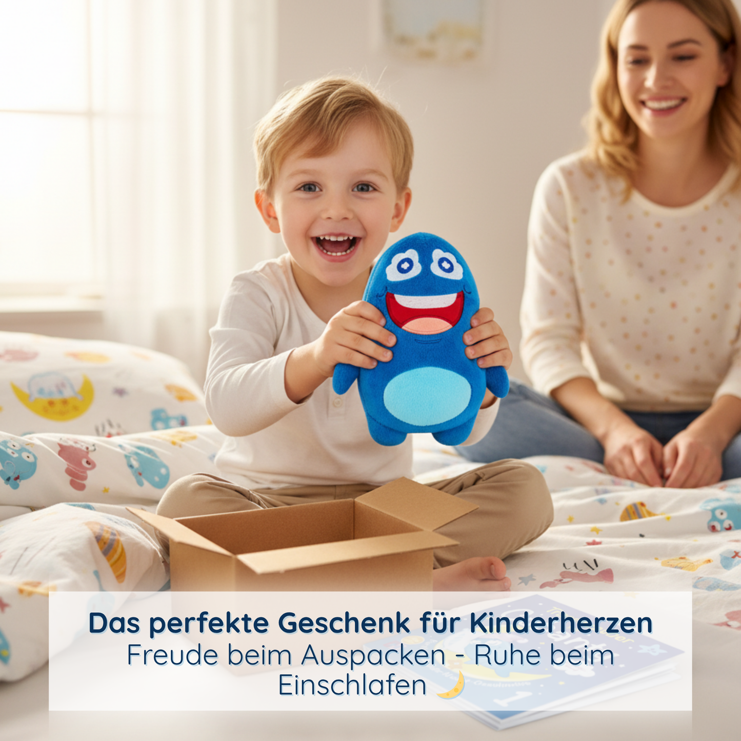 Cubanty Kuscheltier - das perfekte Geschenk für Kinderherzen, liebevoll verpackt, weich und beruhigend zum Einschlafen
