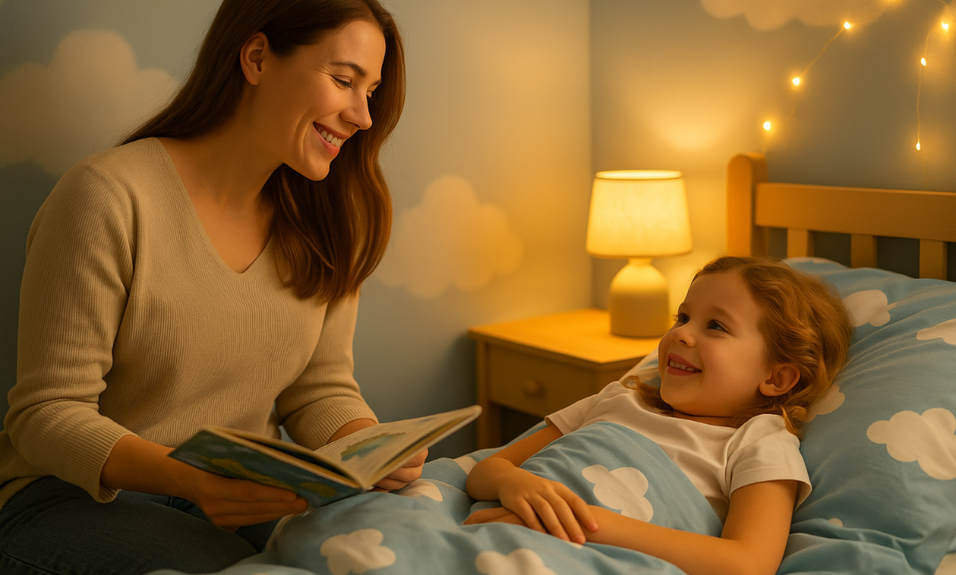 5 liebevolle Abendrituale, die Kindern beim Einschlafen helfen
