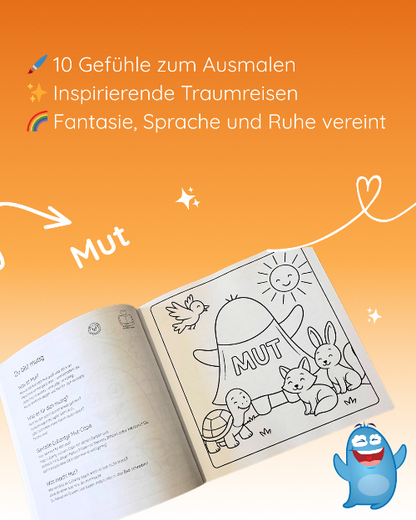 Cubantys Gefühlemalbuch zum Ausmalen 