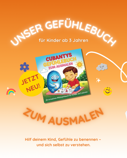 Cubantys Gefühlemalbuch zum Ausmalen jetzt neu
