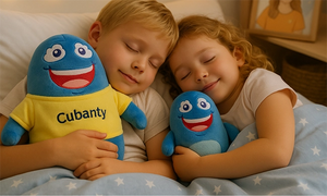 Deine Kuscheltiere Cubi und Cubanty Kuscheltier helfen dir beim Einschlafen